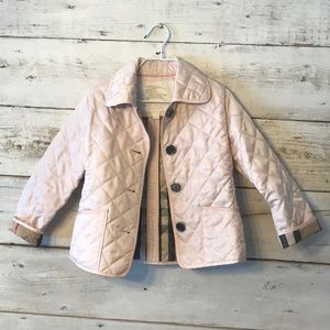 Burberry Girls Quilted Jacket